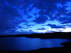 狭山湖と雲