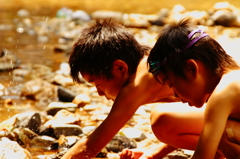 水遊び