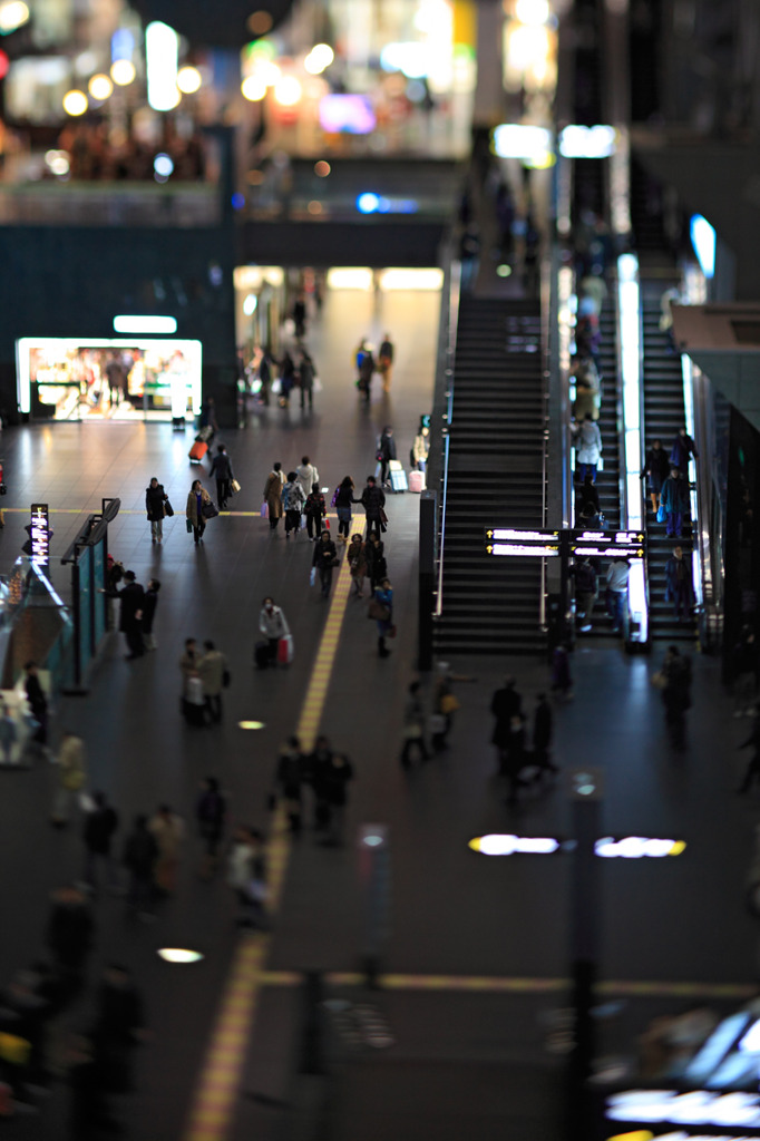 京都駅　冬