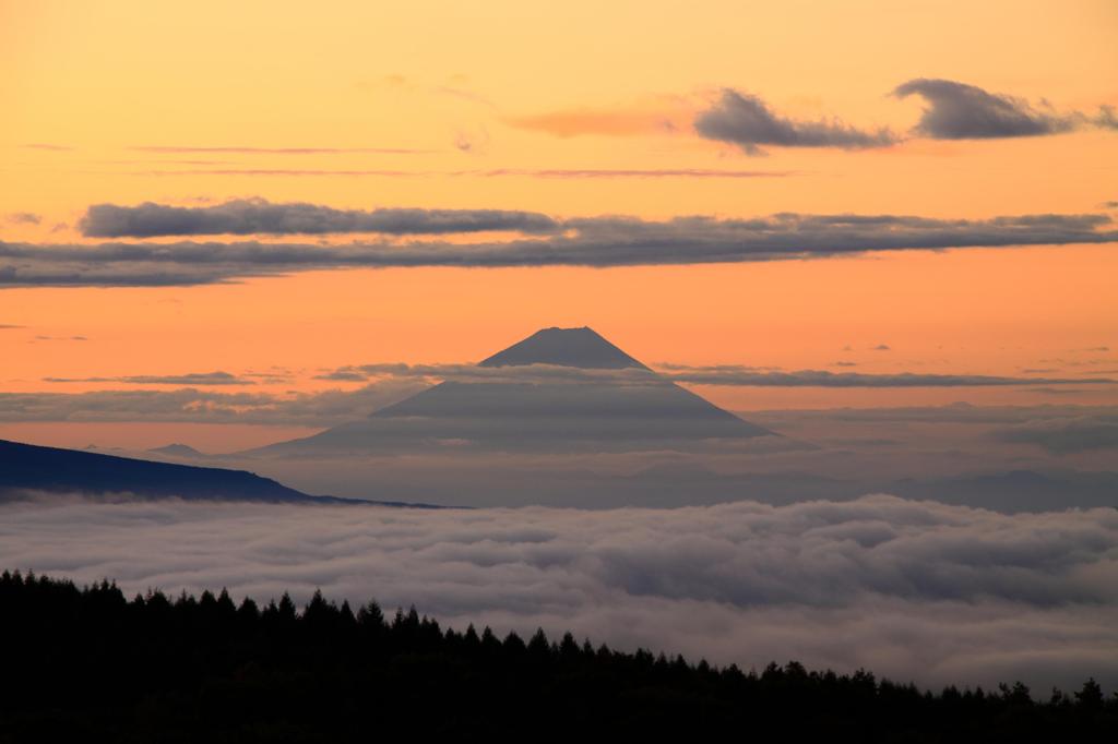 霧ヶ峰 富士山
