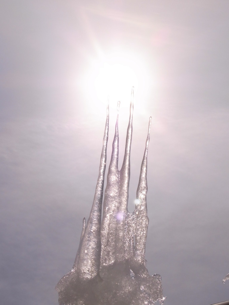 逆さ氷柱