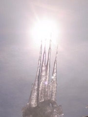 逆さ氷柱