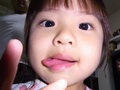 ママ撮影　ウマイ顔