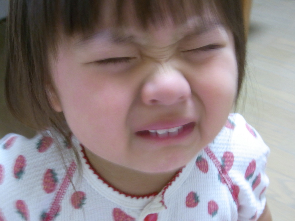 ピンボケ　泣き虫