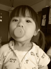 コップが口に付いちゃった