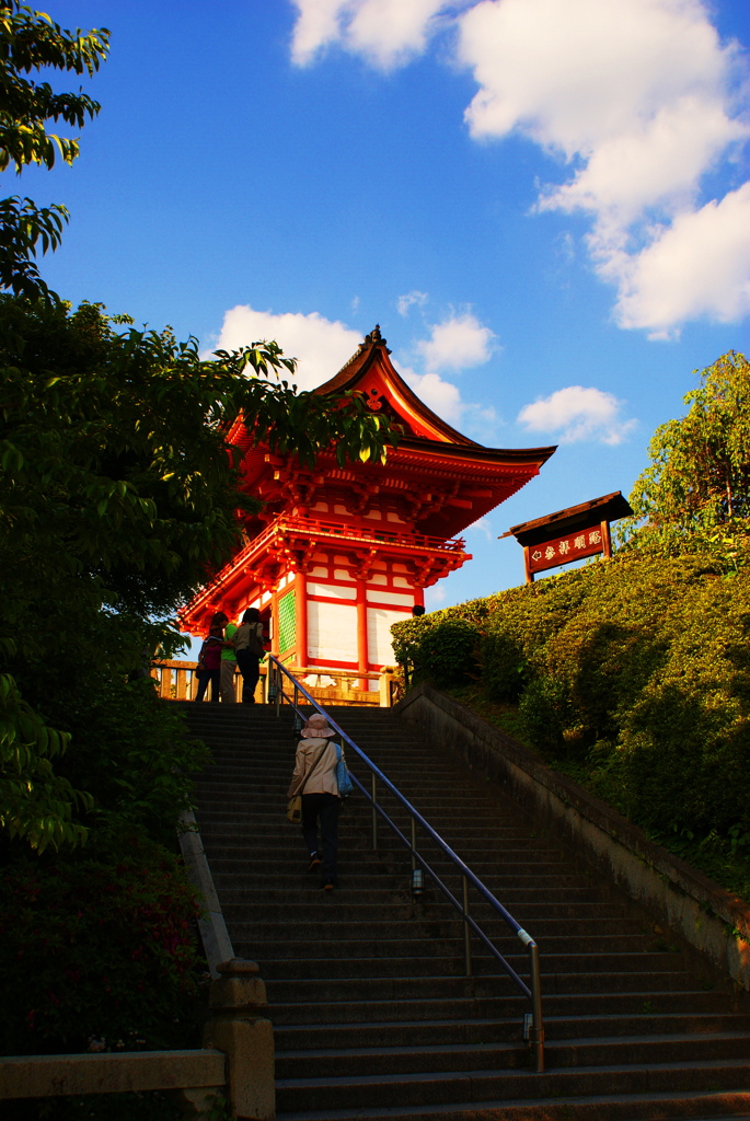 もう少しで・・・清水寺