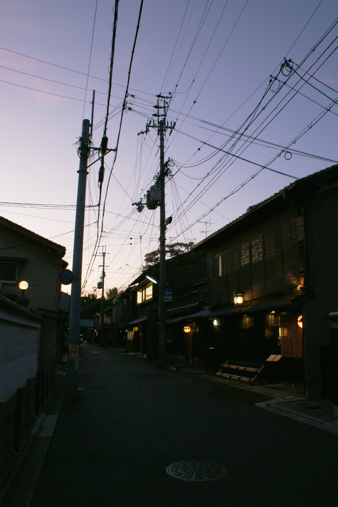 上七軒の夕暮れ　其の参