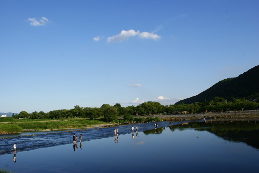 Walkin' on the river