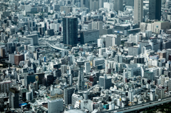 アベノ　ハルカス３００からの風景