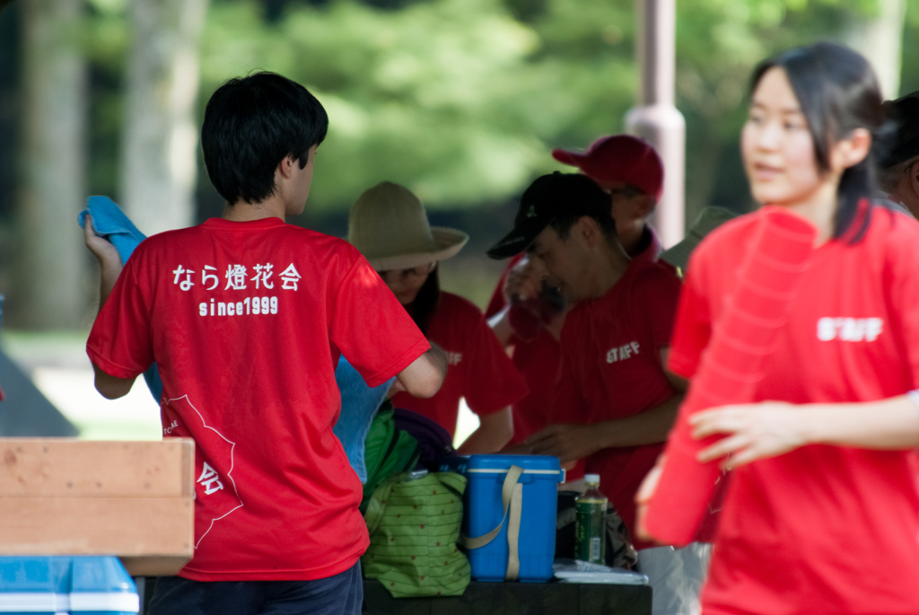 なら燈花会　準備中②