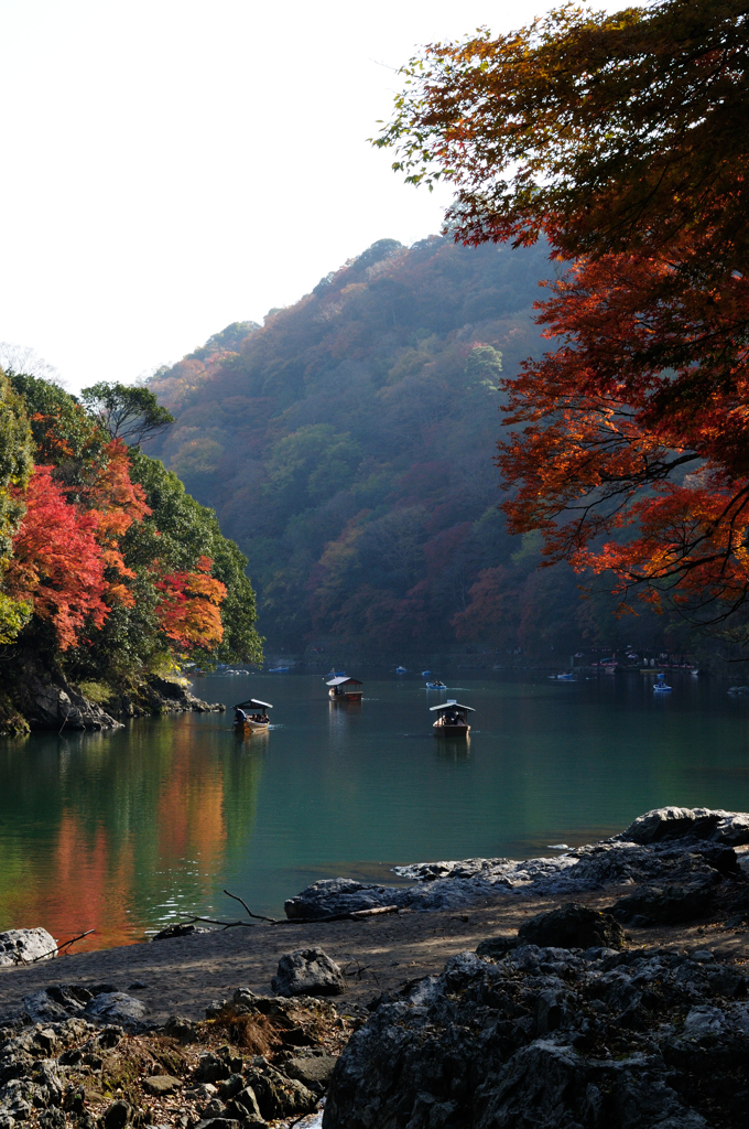 秋の嵐山