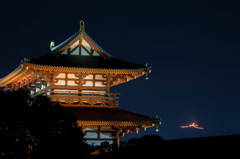 奈良　送り火