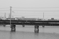 鉄橋のある景色