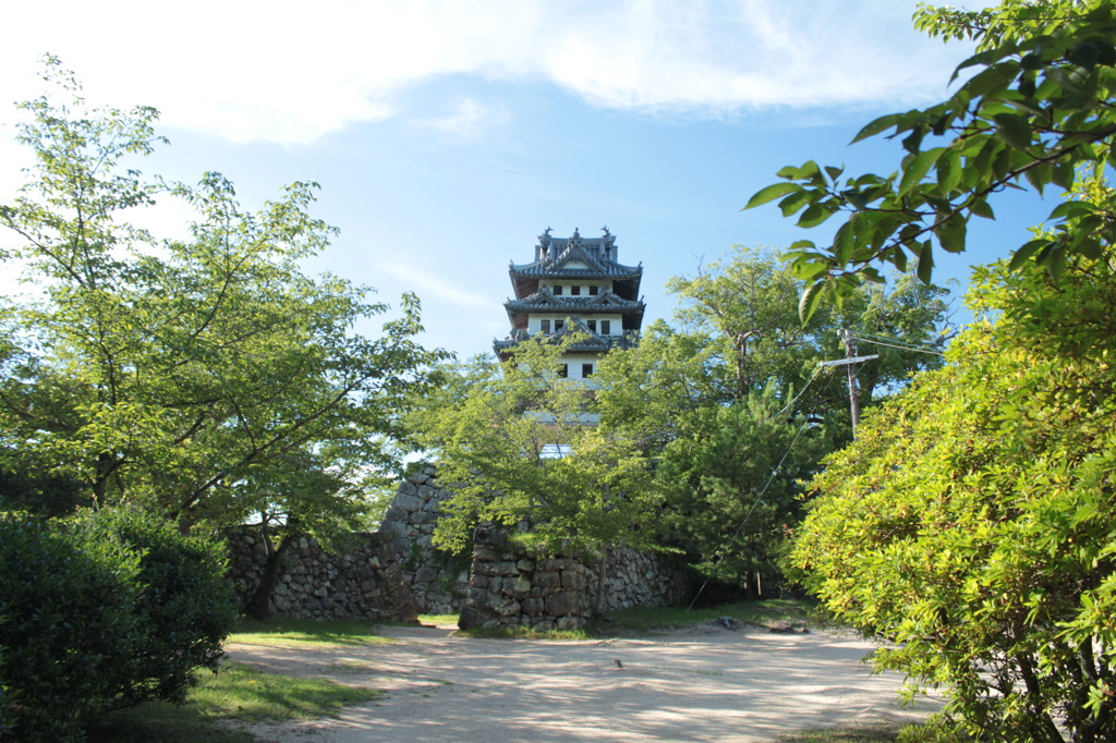 三熊山洲本城