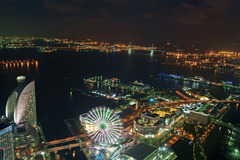 ランドマークタワーからの夜景２