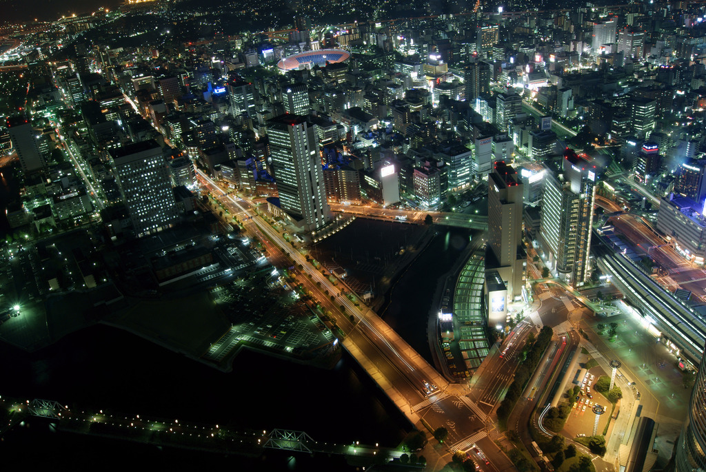 ランドマークタワーからの夜景４