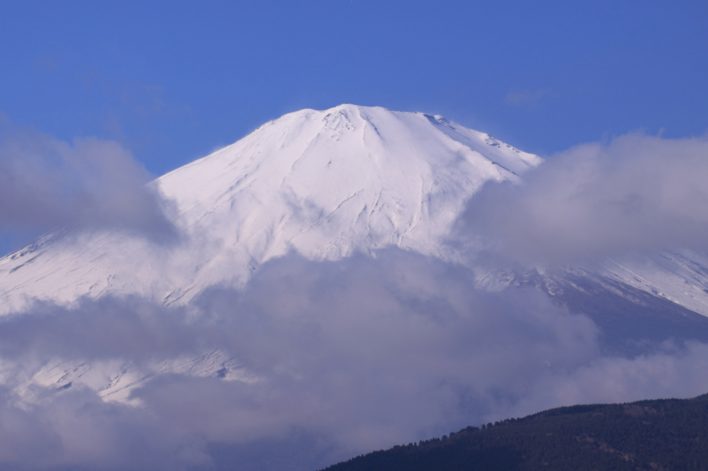 晴天の富士山