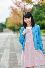 台原森林公園にて。