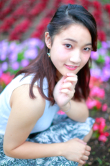 公園にて。
