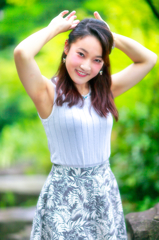 公園にて。