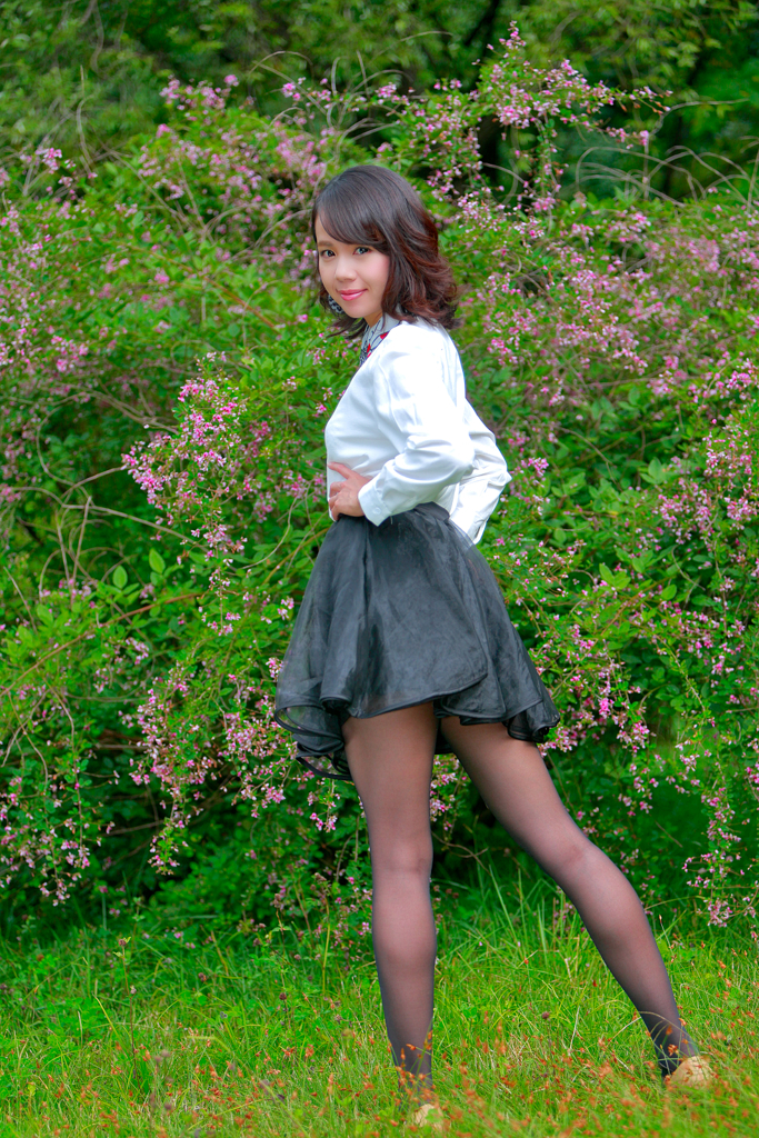 台原森林公園にて。
