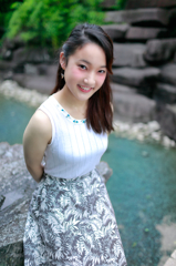 公園にて。