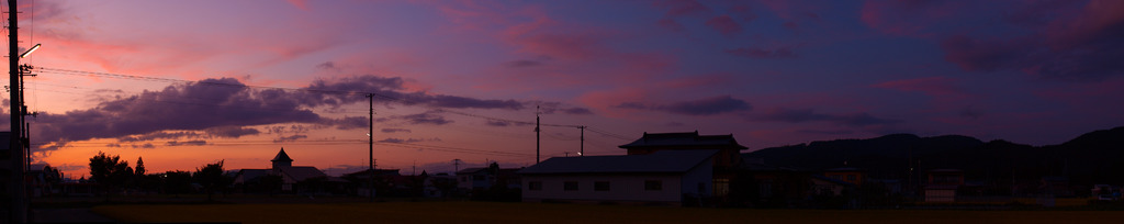 暮れゆく空