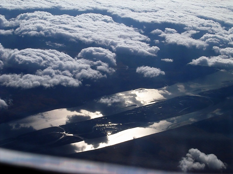 シベリア上空