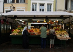 イタリア・ボルツァーノの露店