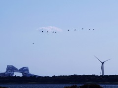 東京湾奥の空