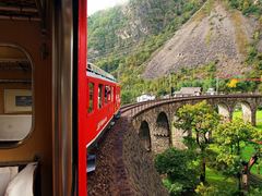 オープンループ橋(ベルニナ沿線)