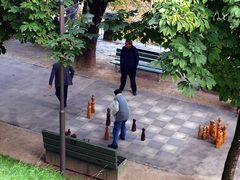 ライフサイズのチェス