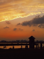 秋の夕べのそぞろ歩き