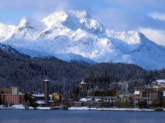 降雪明けのゴルバッチ(山)方面