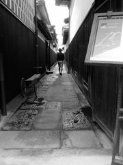 路地の風景（倉敷東町)