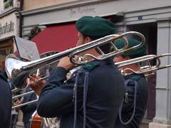 観光客歓迎奏楽(シュタインアムライン旧市街)