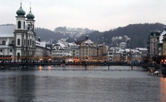 ロイス川冬景(ルツェルン)