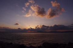 茜雲(函館湾)