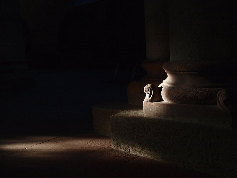 伽藍に射す陽２(ザンクトガレン大聖堂)