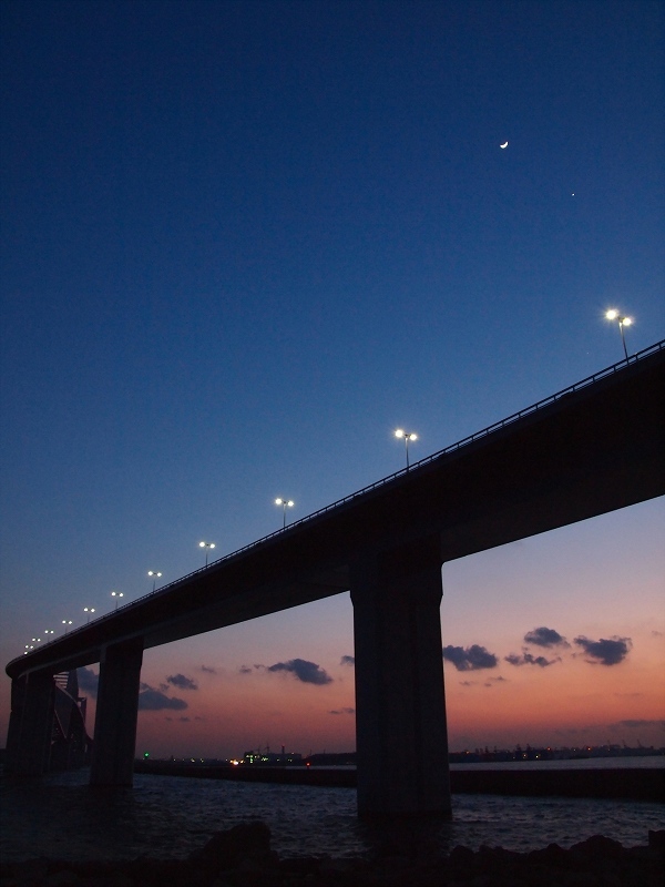 東京ゲートブリッジ夕景