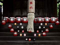七転び八起き(倉敷・阿智神社)