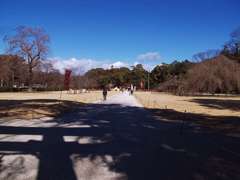 上加茂神社の空
