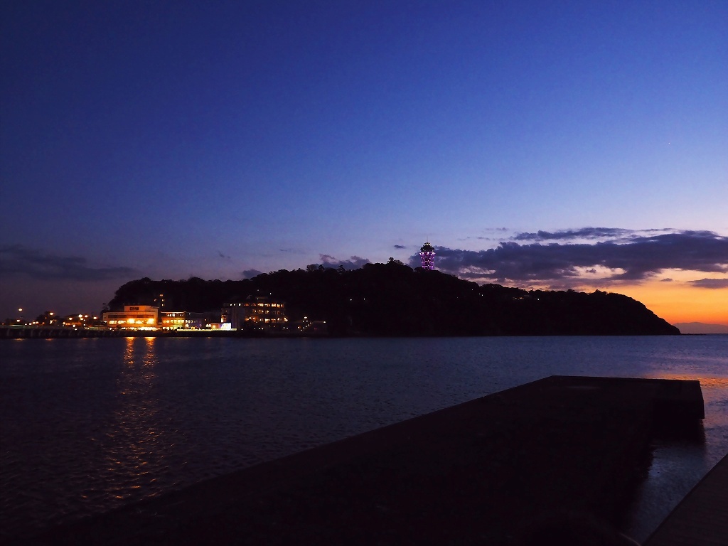 残照(江ノ島)