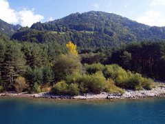 黄葉の始まり(トゥーン湖)