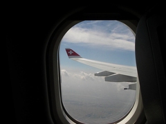 チューリッヒ直行便(スイスエア)