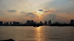 台場夕景
