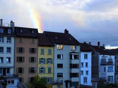 旧市街に架かる虹(シャウハウゼン)