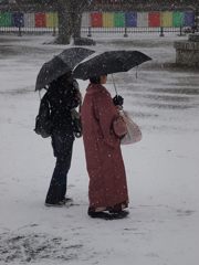 雪中女人（東寺）