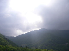 雲間からの光