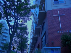 昔をイメージさせる建物